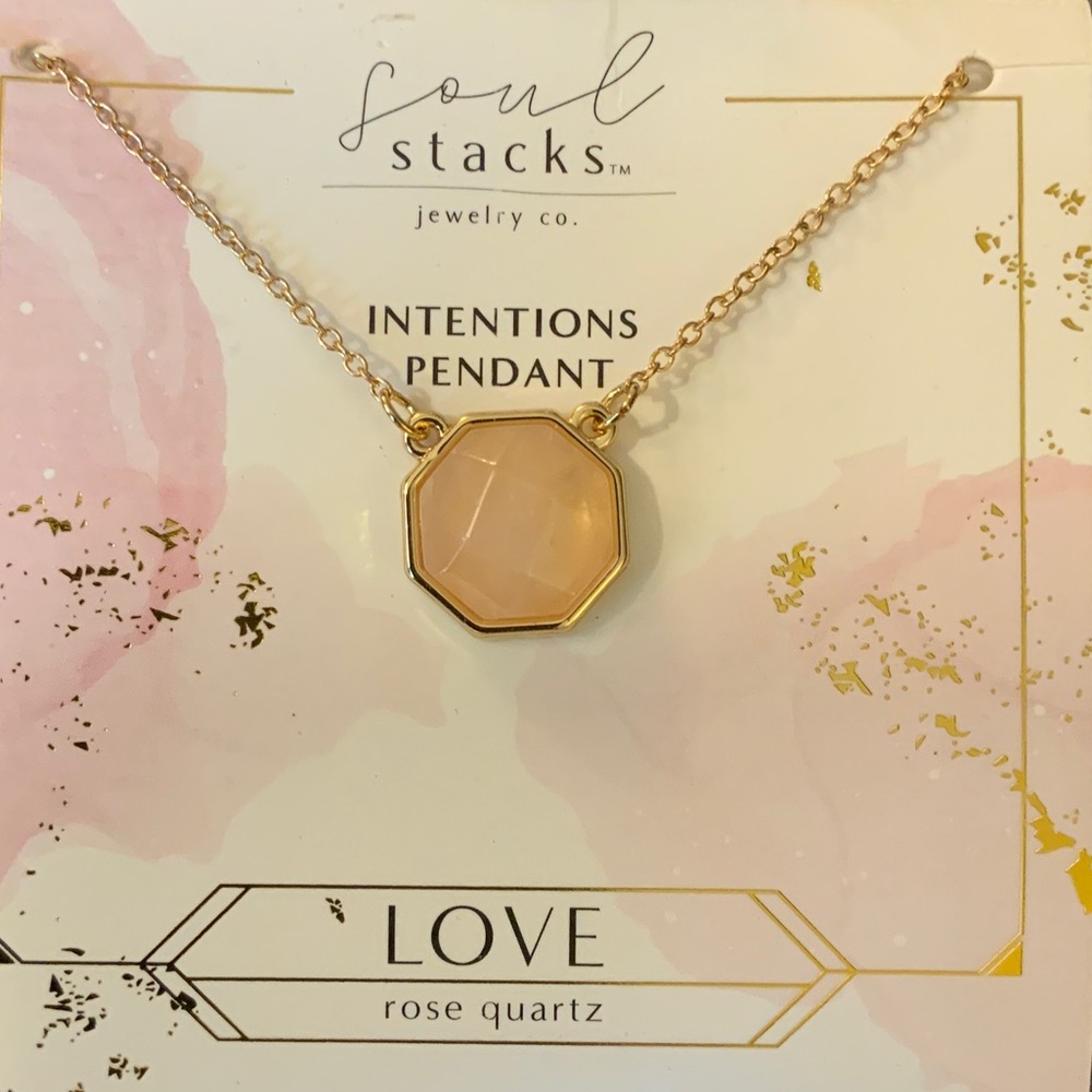 Rose Quartz Intentions Pendant